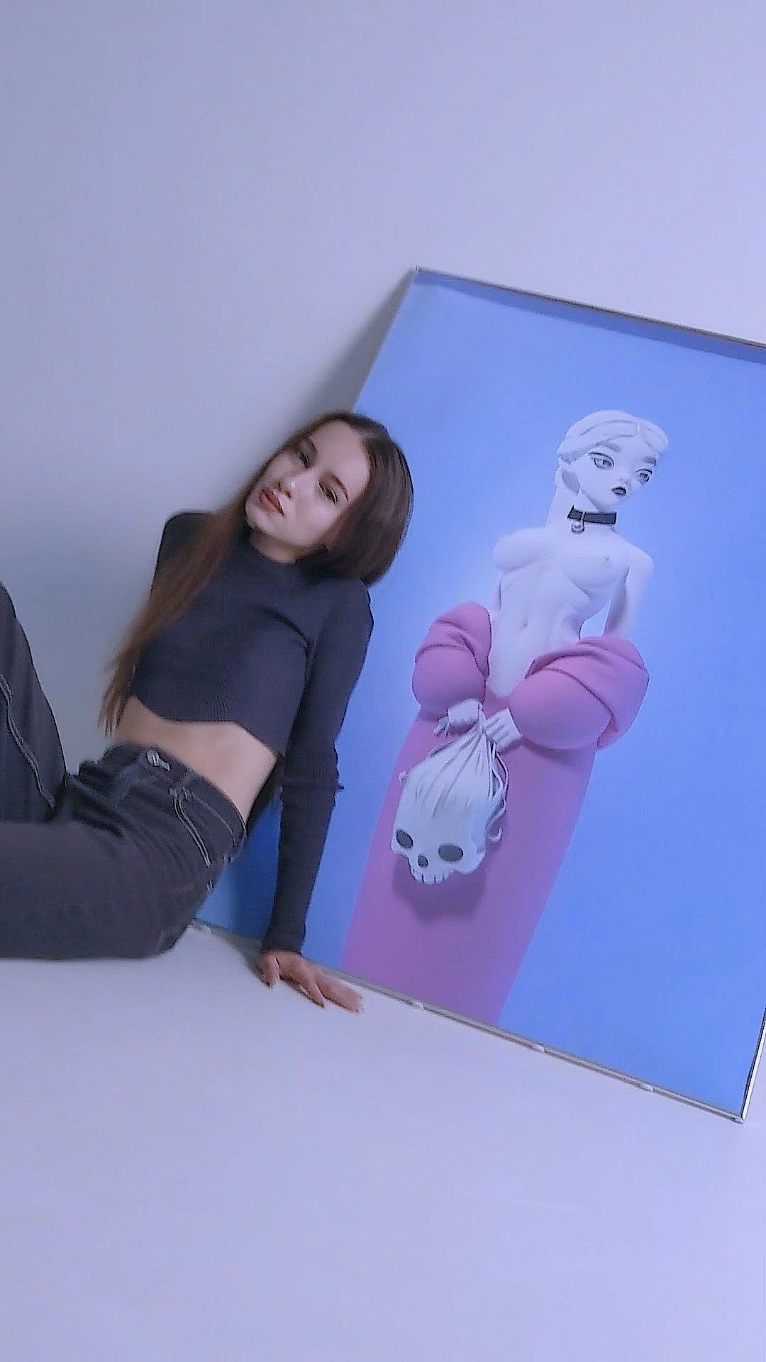 "Fell in love with the girl who was collecting skulls" (edition of 10)